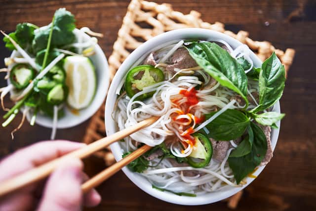 Vietnamese noodle soup known as Pho.