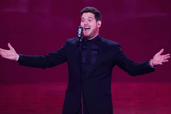 Michael Buble performing (Getty Images)