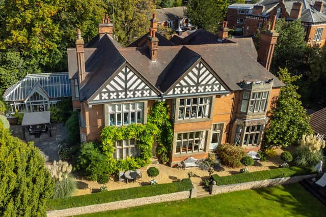 This property on Magdala Road features eight bedrooms, a swimming pool and wine cellar (Credit: FHP Living, Nottingham - Rightmove)