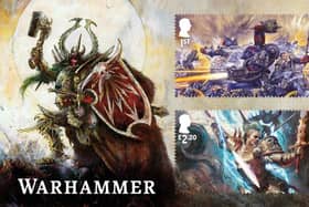 Warhammer and Royal Mail have collaborated on limited edition stamps