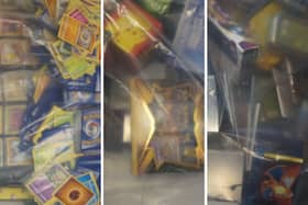 A collection of Pokemon cards with an estimated value of more than £10,000 has been seized by police.