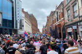 Nottingham Pride parade 2022