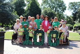 Volunteers, park friends and council representatives met to mark the centenary. (Photo: Rushcliffe Borough Council)