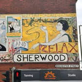 SHERWOOD Mural on the corner of Mansfield Road an d Winchester Street