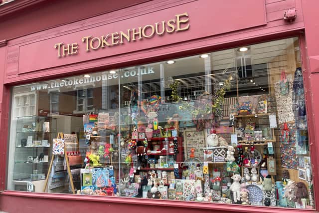 Front window of The Tokenhouse
