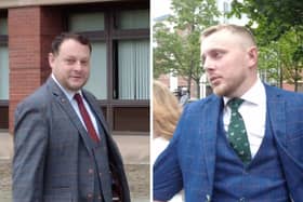 Ashfield councillors Jason Zadrozny, left, and Tom Hollis appeared at court over separate charges. (Photo: Andrew Topping)