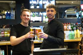 Michael Capaldi, left, and Oscar Bagram have gone into business together to reopen Nottingham’s The Roundhouse pub.