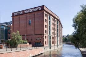 The iconic British Waterways on the way into Nottingham city centre is set to be turned into flats.