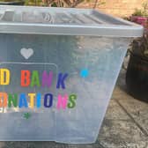 Replacement food donation box