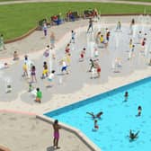 What the Victoria Embankment paddling pool may look like