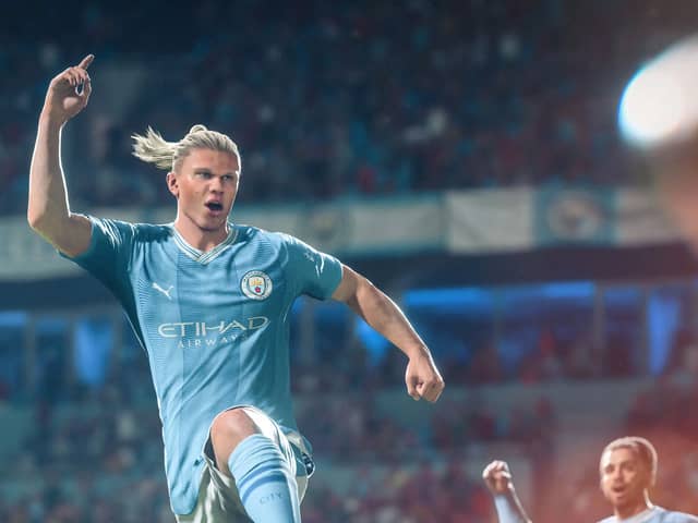 Erling Haaland is one of the highest rated players on EA FC 24. Cr: Electronic Arts