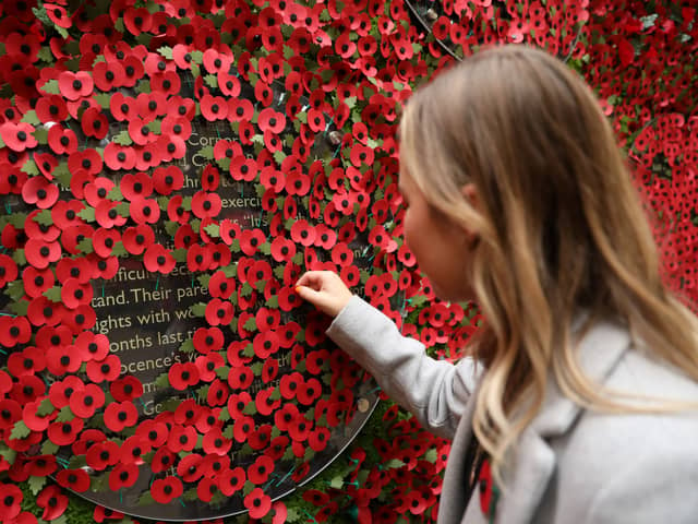 A range of parades and services are taking place across Nottinghamshire to mark Remembrance Day. (Photo: Isabel Infantes/AFP/Getty)