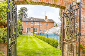 The property has a lot of character and a lovely outdoor pool 