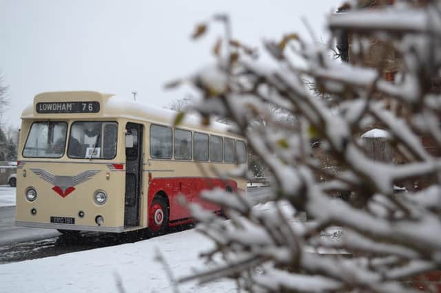 Forget Christmas train rides, it's all about the festive bus rides here in Nottingham 