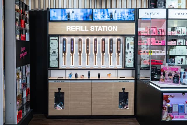 The UK's first multi-brand perfume refill station has opened in Nottingham 