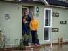 Nottingham couple 'trapped in caravan with cats and chickens' after River Trent bursts its banks