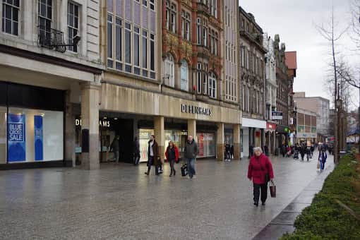 The empty Debenhams unit in Nottingham is regarded by locals as an 'eyesore'