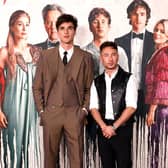 Jacob Elordi and Barry Keoghan attend the Los Angeles Premiere of "Saltburn"