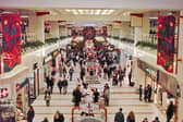 This photo shows a very Christmassy Broadmarsh in December 2000. Who remembers rushing around the shopping centre on Christmas Eve?