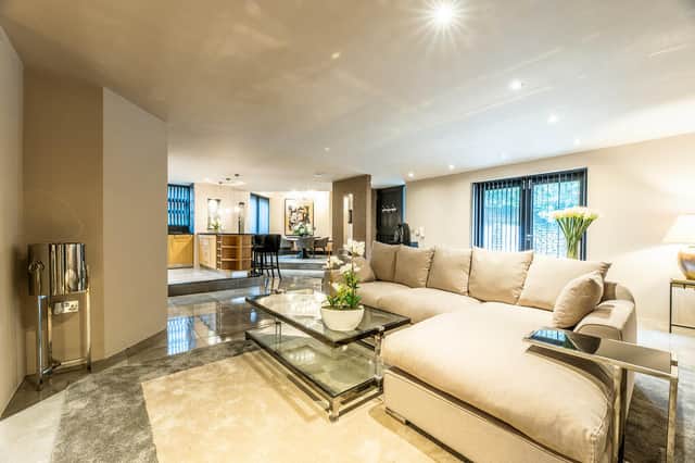 A bright and sleek finish means this home is ideal for entertaining and impressing 