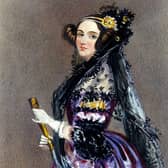 A watercolour portrait of Ada Lovelace 