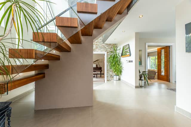 The modern property benefits from plenty of natural light 