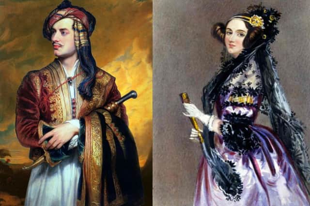 Lord Byron and his daughter Ada Lovelace are buried in Hucknall 