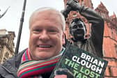 Author Marcus Alton with his new book 'Brian Clough The Lost Tapes' 