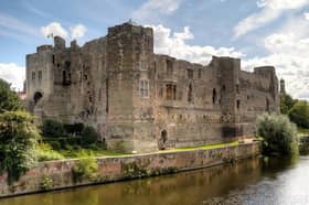 Newark Castle stands proudly on the banks of the River Trent 