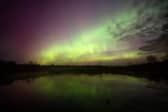 The Northern Lights could be seen across the UK on Friday night 