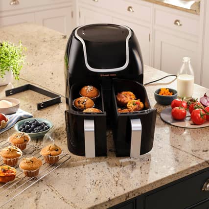 The dual drawer system makes it so easy to prep family meals