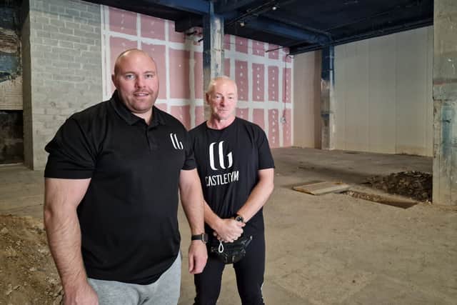 Luke Willmott, Castle Gym owner, and co-director Ray Brewin, pictured at the Maid Marian Way site