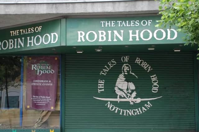 The Tales of Robin Hood attraction in Maid Marian Way closed in 2009