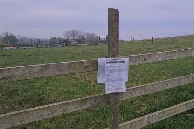 The application means the company does not wish to grant any further public rights of way across the land in future