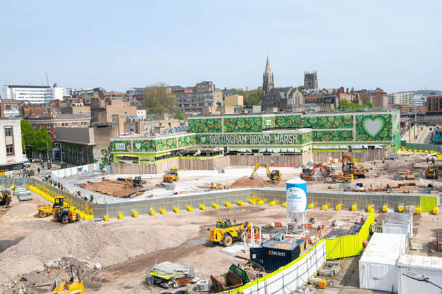 The Broadmarsh regeneration project is set to receive £3.4m in funding to continue demolition work 