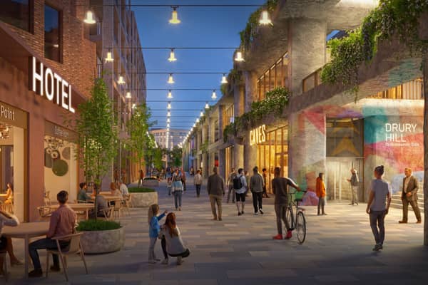 Broad Marsh Masterplan Close Up Cgi