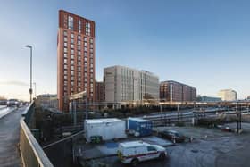 The revised plans for the tower block off Queen's Road and London Road