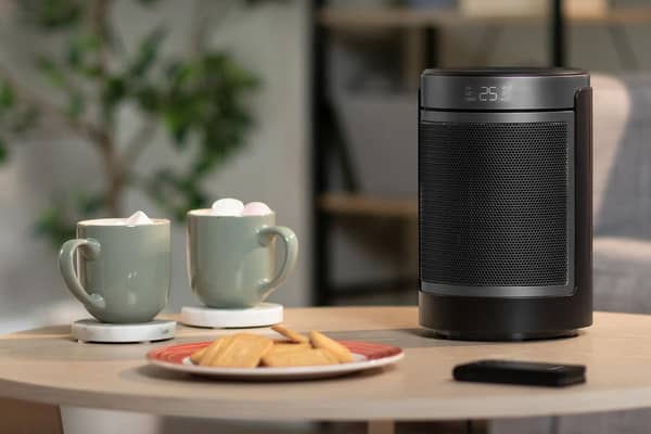 Compact, quiet, and low-energy - Russell Hobbs's fan heater is perfect for keeping you warm in the autumn