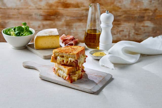 Emma Young put a "rustic twist" on the classic cheese toastie.