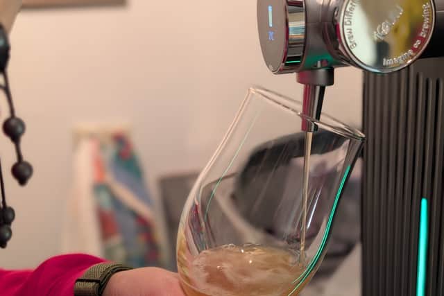 ...and a few weeks later, you're ready to sample your beer