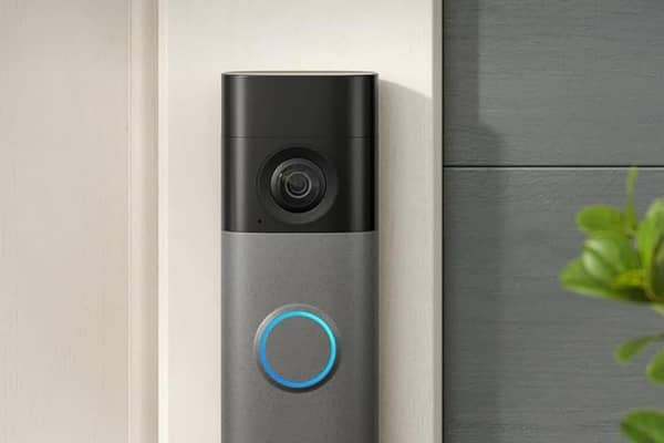 The newest-generation Ring Battery Video Doorbell includes a wireless design and no-drill mounting system