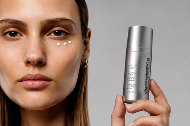 Dermalogica Smart Eye Density Serum is designed to help rebuild visible density and tackle hollow-looking under-eyes.