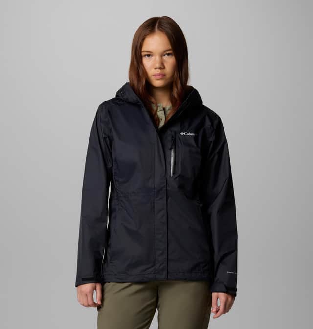 Columbia Pouring Adventure III jacket in black.