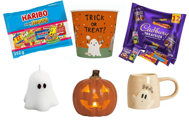 Halloween boo basket