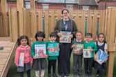 Redrow Midlands donates books to Forest Fields Primary and Nursery School