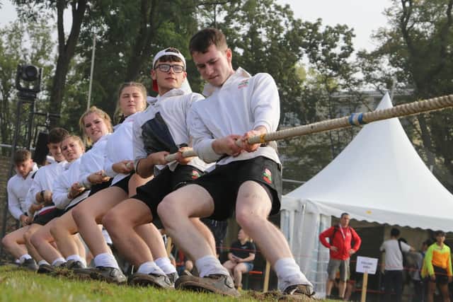 England junior mixed team - bronze medallists at the 2024 World Championships in Mannheim, Germany
