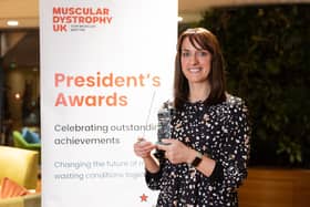 Dr Ami Ketley with her award