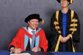 From left, David Woolger, CEO of Cerca, and University of Nottingham President and Vice-Chancellor Professor Jane Norman