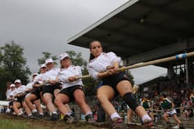 England ladies team competing at the 2024 World Championships in Mannheim, Germany